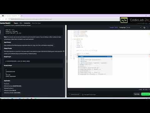 HackerRank - C++ Basic Data Types Problem Solution Explained