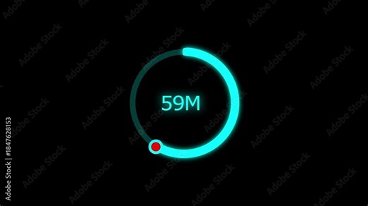100 Meter Glowing line Letter Icon animation. Distance Counter Circular Meter Progress Animation. 100 Meter Glowing line Letter Icon animation. and creating a stunning 4k video.