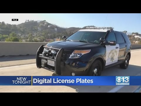 What a digital license plate is and how you get one