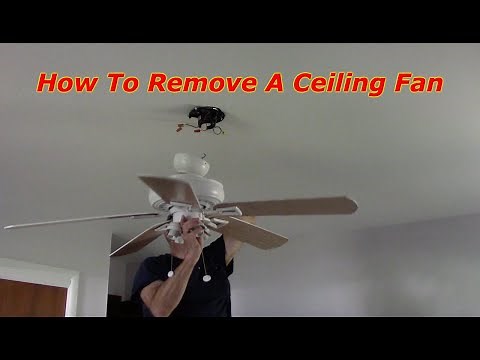 How To Remove A Ceiling Fan