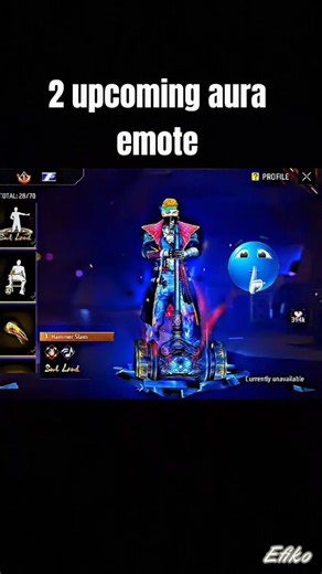 2 upcoming aura emote #garenafreefire #shortfeed #freefireemote #freefire #freefireshort#ffgame #ff