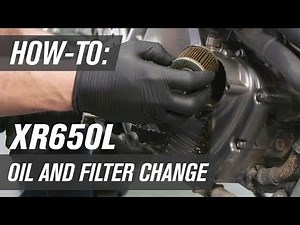 How To Change the Oil on a Honda XR650L