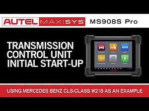 Transmission Control Unit Initial Start-Up