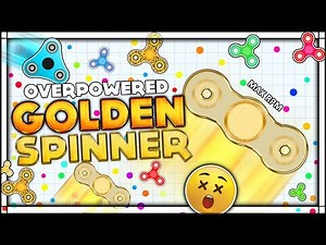 ⭐ OVERPOWERED GOLDEN FIDGET SPINNER | NUMBER ONE PLAYER -- FidgetSpinner.io | Spinz.io Game