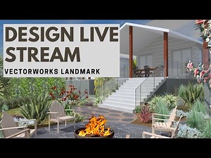 Vectorworks Landscape Design Stream - Texas Landscape Pt. 1