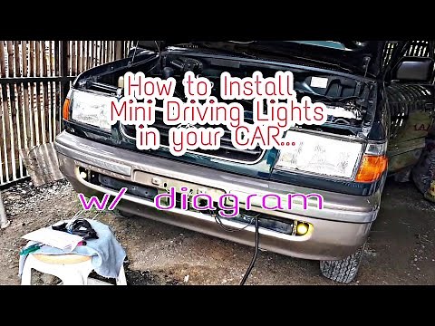 Installing 3 Way Switch w/ Mini driving lights in a CAR