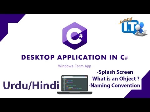 C# Windows Forms: Splash Screen Creation, Object Concepts, and Naming Conventions Explained