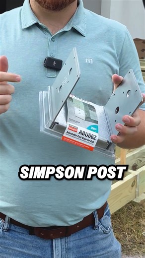 147K views · 860 reactions | What is a simpson post base and what is it used for? | Home Love Construction | Facebook