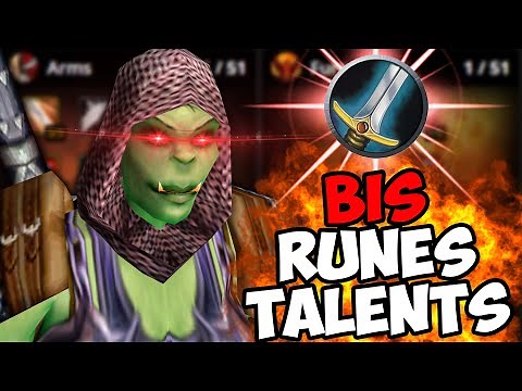 The BEST SoD Warrior Talents/Runes For TOP DPS!