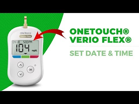 Change pre-set Date and time in OneTouch® Verio Flex Meter