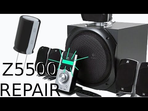 Logitech Z5500 Repair - Backlight Blinking, Not Booting up