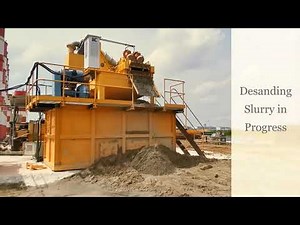 Separation of Sand & Silt from Drilling Fluids (Bentonite & Polymers)
