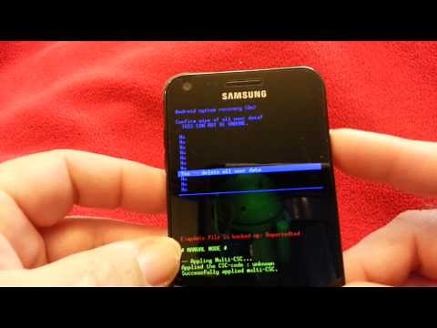 SAMSUNG GALAXY S2 FACTORY RESET