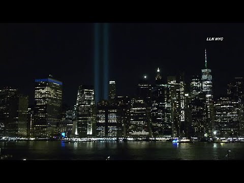 FDNY Dispatch 9/11 Radio Audio w/ Tribute in Lights (2021 Version)