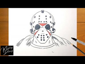 How to Draw Jason Voorhees from Friday the 13th