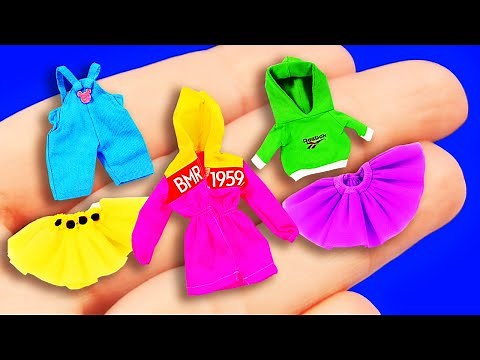 35 DIY Barbie Clothes
