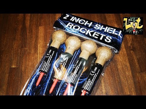 2 inch Shell Rockets Salon Roger Fireworks Vuurpijlen