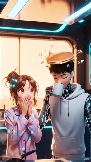 Breakfast Glitch Loop – Ultra-Realistic Anime Physics