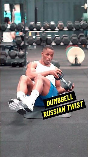 How To Dumbbell Russian Twist