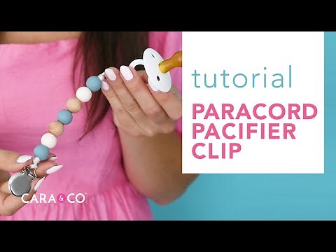 Tutorial - DIY Paracord Pacifier Clip