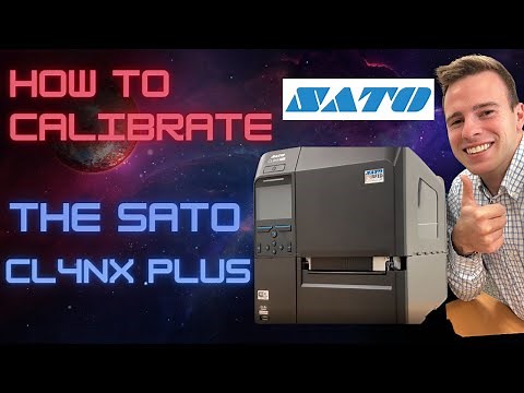 Calibrating the Sato CL4NX Plus