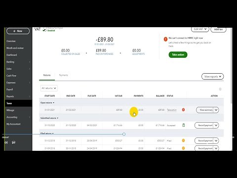 QuickBooks Online - VAT Return Tutorial - #quickbooks #vat