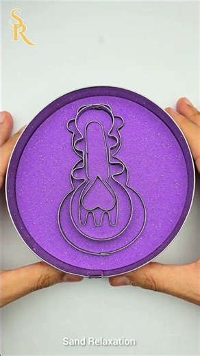 ⛄️☃️ Kinetic Sand Cutting ASMR SHAPES Satisfying Video #shorts