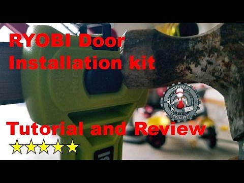 Ryobi door latch installation kit review and tutorial A99LM2