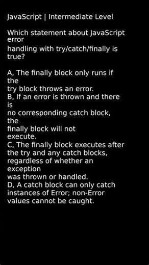 JavaScript trycatchfinally Error Handling Explained #webdev #codereview #learningjs
