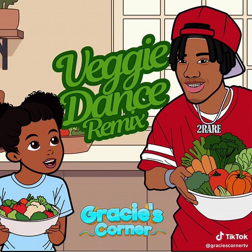'Veggie Dance Remix' feat. @2RARE | Gracie's Corner