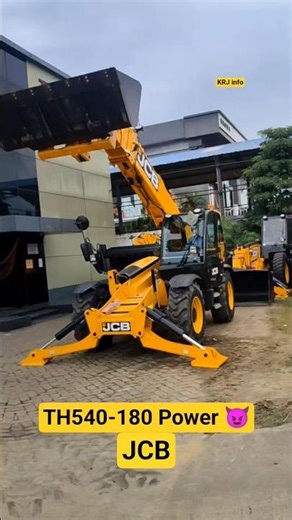 JCB TH540-180 Boom Test | Full 18 Meter Boom Reach Test | Heavy Lift Power #shorts #JCB #jcbth