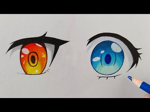 2 Easy Ways to Draw Anime Eyes | Step by Step Tutorial for Beginners