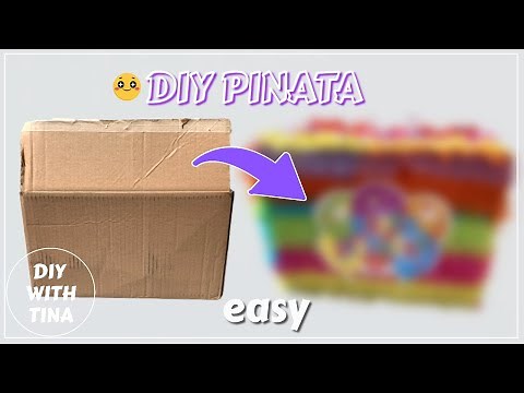 📦 How to make the easiest piñata
