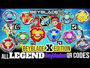 LEGEND BEYBLADE X Beys QR CODES BEYBLADE X APP | PART -1 | Latest NEW Beyblade QR Codes