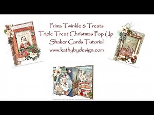 Prima Twinkle & Treats Triple Treat Pop Up Card Tutorial