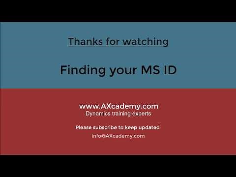 How to find your Microsoft ID