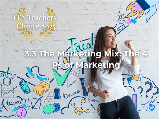 Cambridge IGCSE Business 3.3 Marketing Mix PowerPoint Resource