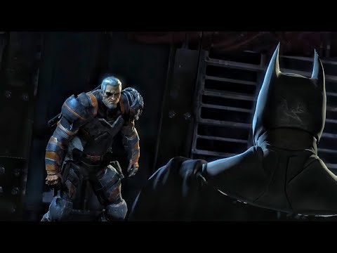 Batman vs Deathstroke – Epic Boss Battle | Arkham Origins Remastered Look