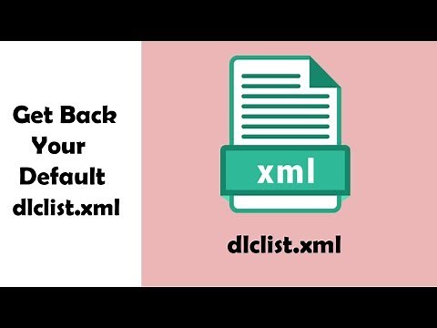 How to get back your deleted dlclist.xml for gta 5..