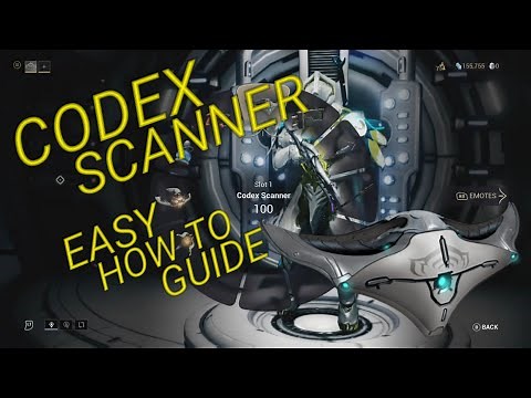 Warframe | Easy Guide to Getting Codex Scanners! Xbox One/ PS