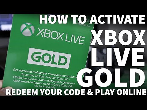 How to Redeem Xbox Live Gold Membership Code - Activate Xbox Live Gold Subscription on Xbox One