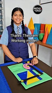 332K views · 1.5K reactions | Basic proportionality theorem, BPT Working Model | Thales Theorem maths project #ytstudio #shortsvideos #trendingreel #mathskills #mathsproject | Maths is easy | Facebook