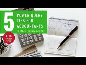 Power Query for Accountants & Finance People