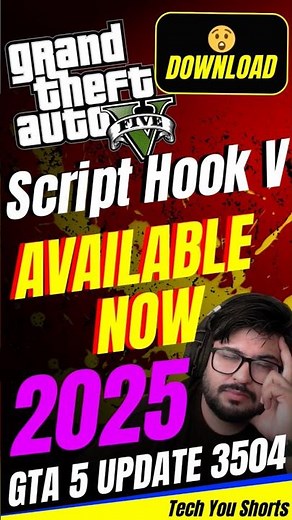 🚀 Script Hook V for GTA 5 2025 Update 3504 is Finally HERE! 🔧 #shorts #scripthook