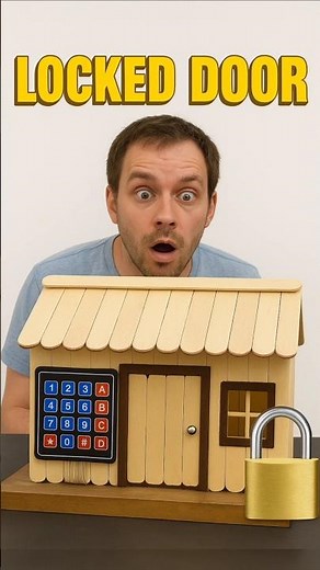 Door Lock with Arduino | Keypad Security System #lock #electronics