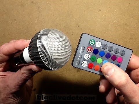 Inside a remote control RGB lamp.