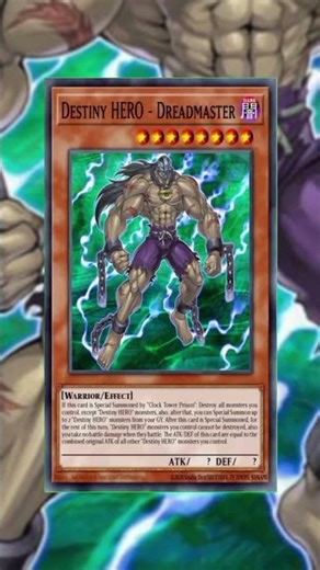 Destiny HERO Dreadmaster YUGIOH MASTER DUEL