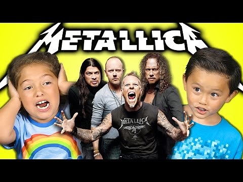 KIDS REACT TO METALLICA (Master Of Puppets, Enter Sandman, One) | React