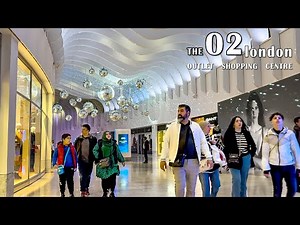 Inside The O2 ARENA , London outlet Shopping Centre Walking Tour [4K]