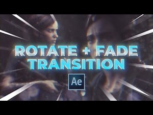 Rotate Fade Transition (No Plugins) || After Effects [Tutorial]